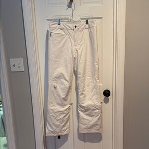 Spyder Size 8 White Snow / Ski Pants